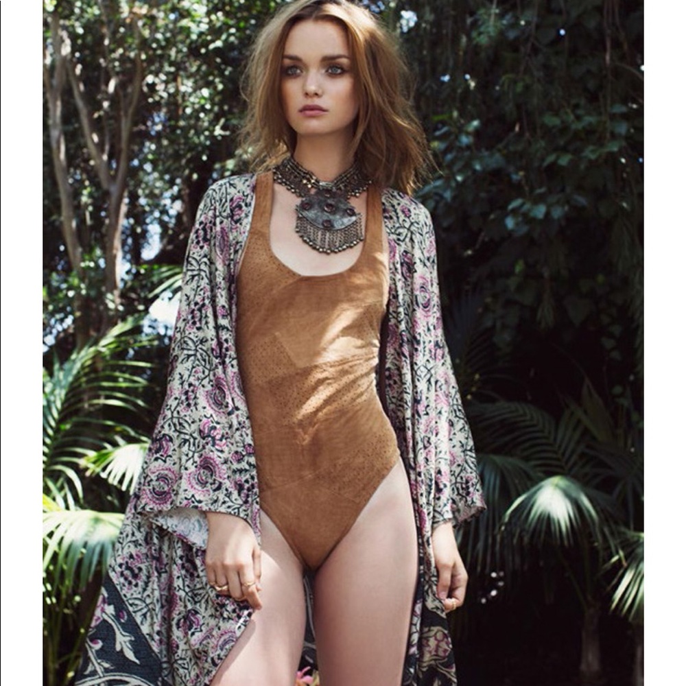 Chaserbrand vintage tapestry print kimono